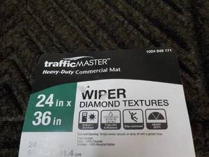 lot 22 image: Traffic Master 24 x 36 Brown Heavy...