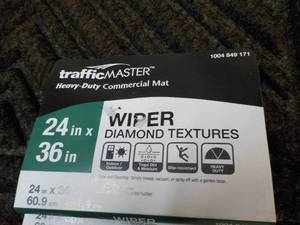 lot 25 image: Traffic Master 24 x 36 Brown Heavy...