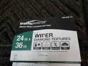 lot 27 image: Traffic Master 24 x 36 Brown Heavy...