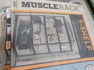 lot 39 image: Muscle Rack Heavy Duty Storage Unit...