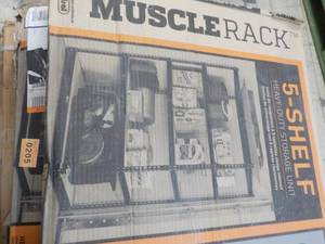 lot 40 image: Muscle Rack Heavy Duty Storage Unit...