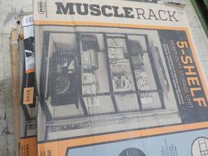 lot 41 image: Muscle Rack Heavy Duty Storage Unit...