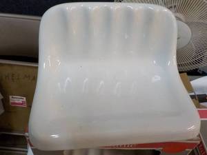 lot 63 image: 3 White Daltole Ceramic Soap Dishes...