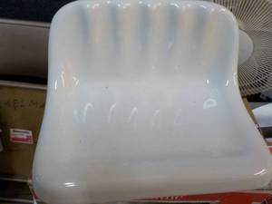 lot 65 image: 4 White Daltole Ceramic Soap Dishes...