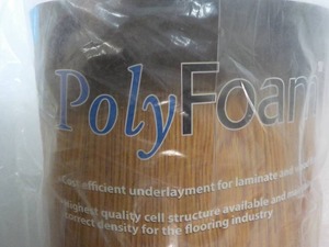lot 75 image: 3 rolls Poly Foam 40 Wide...