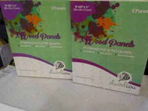 lot 91 image: 10 Daveliou 8 x 10 Stretched Canva...