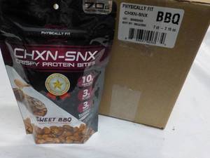 lot 116 image: 7 x 7.15 oz Bags CHXN-SNX Sweet BBQ...