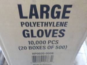 lot 143 image: 10,000 ct size Large Polyethylene S...