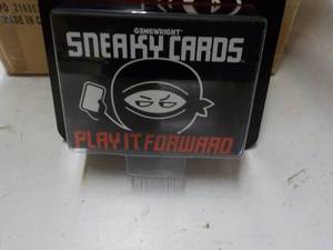 lot 156 image: 16 ct Gamewright Sneaky Cards...