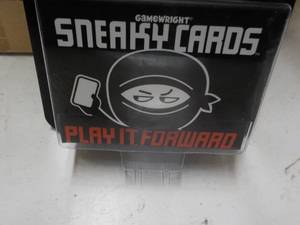 lot 158 image: 16 ct Gamewright Sneaky Cards...
