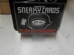 lot 160 image: 16 ct Gamewright Sneaky Cards...