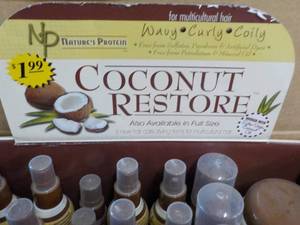 lot 161 image: 37 pcs Display Coconut Restore 6 tr...