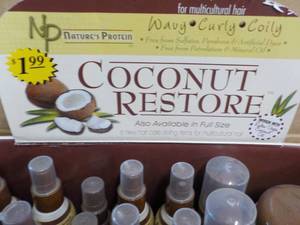lot 163 image: 37 pcs Display Coconut Restore 6 tr...