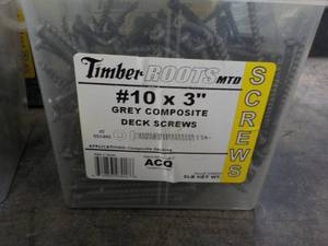 lot 186 image: Timber Roots 5 lbs. #10 x 3 Grey C...