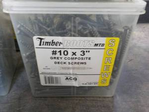 lot 187 image: Timber Roots 5 lbs. #10 x 3 Grey C...