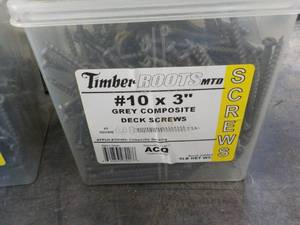 lot 192 image: Timber Roots 5 lbs. #10 x 3 Grey C...