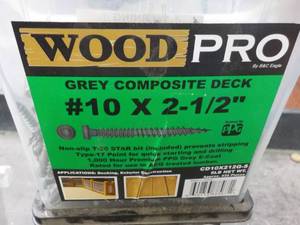 lot 193 image: Wood Pro 5 lbs. Grey Composite Desk...