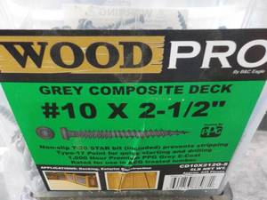 lot 194 image: Wood Pro 5 lbs. Grey Composite Desk...