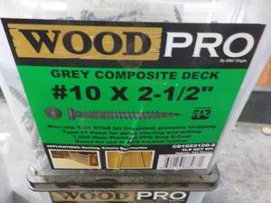 lot 195 image: Wood Pro 5 lbs. Grey Composite Desk...
