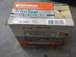 lot 203 image: Fasten Master Trim Top 350 x 2 12...