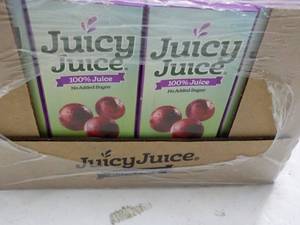 lot 208 image: 32 pack Grape Juicy Juice...