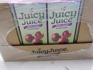 lot 209 image: 32 pack Grape Juicy Juice...