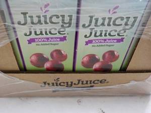lot 211 image: 32 pack Grape Juicy Juice...