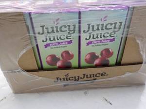 lot 213 image: 32 pack Grape Juicy Juice...
