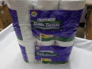 lot 214 image: 24 Jumbo Rolls Pasque 2 Ply Bath Ti...