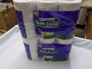 lot 216 image: 24 Jumbo Rolls Pasque 2 Ply Bath Ti...