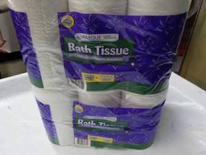 lot 219 image: 24 Jumbo Rolls Pasque 2 Ply Bath Ti...