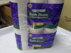 lot 220 image: 24 Jumbo Rolls Pasque 2 Ply Bath Ti...