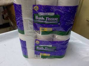 lot 221 image: 24 Jumbo Rolls Pasque 2 Ply Bath Ti...