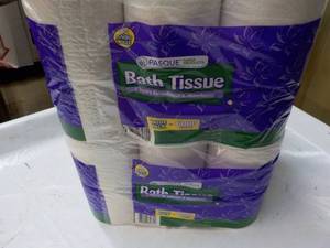 lot 223 image: 24 Jumbo Rolls Pasque 2 Ply Bath Tissue