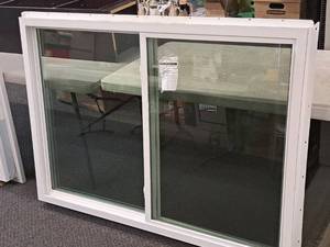 lot 447 image: Lindsay Window & Door SunView Single Slider Window  Half Extruded Screen  Left Hand 59.5x41.5