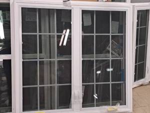 lot 504 image: Lindsay Window & Door SunView Twin Casement Window Unit 57-34x53-34