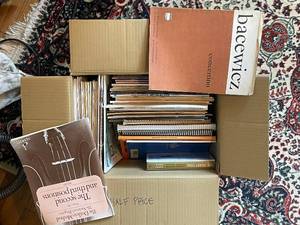 lot 17 image: Box of Sheet Music and Music Books - Assortment