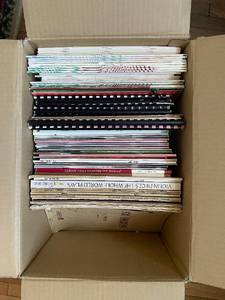 lot 25 image: Box of Assorted Violin Sheet Music and Educational Publications