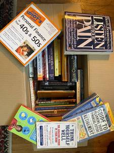 lot 32 image: Box of Various Self-Help and Finance Books - 45 Titles