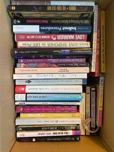 lot 38 image: Box of Assorted Books - Fiction, Non-Fiction, and More