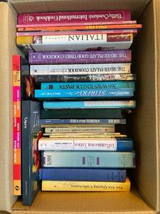 lot 39 image: Box of Various Cookbooks and Culinary Literature