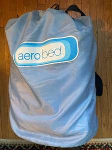 lot 42 image: AeroBed Sleeping Bed in Storage Bag - Blue