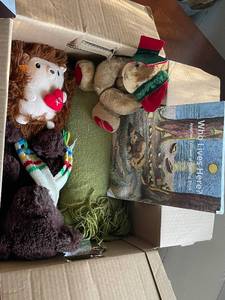 lot 68 image: Assortment of Plush Toys and Coloring Book