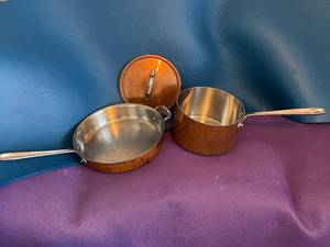 lot 82 image: Set of Copper Cookware and Assortment of Kitchen Utensils