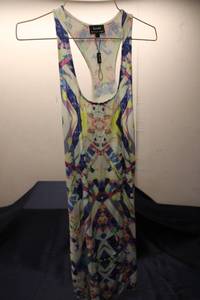 lot 188 image: Bardot Womens Sleeveless Maxi Dress in Colorful Print, Size US 6