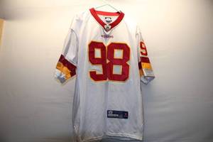 lot 135 image: Authentic Washington Redskins Jersey #98 - Orakpo - Size 50