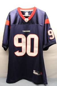 lot 138 image: Houston Texans #90 Williams Authentic NFL Jersey - Size 50