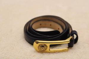 lot 428 image: Collection of 6 Vintage Leather Belts with Unique Buckles