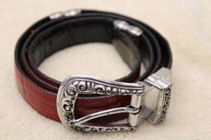 lot 429 image: Collection of 3 Stylish Womens Belts with Decorative Buckles