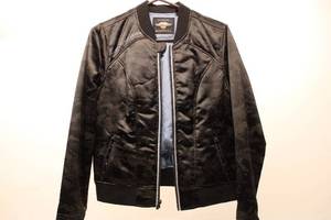 lot 520 image: Harley-Davidson Genuine Motorclothes Womens Bomber Jacket - BlackCamouflage